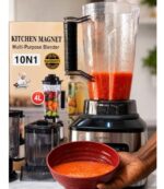 KABOR Multi-Purpose Blender KB-6688 – 10-in-1 Design, 4L Capacity, 9500W High Power, Grinder & Blender Functions, Durable Construction