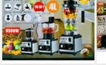 KABOR Multi-Purpose Blender KB-6688 – 10-in-1 Design, 4L Capacity, 9500W High Power, Grinder & Blender Functions, Durable Construction - Image 2