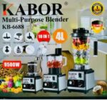 KABOR Multi-Purpose Blender KB-6688 – 10-in-1 Design, 4L Capacity, 9500W High Power, Grinder & Blender Functions, Durable Construction - Image 5