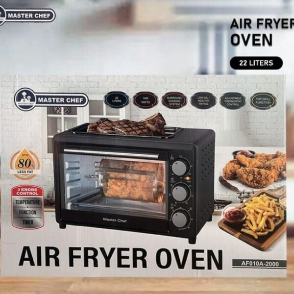Master Chef 22L Air Fryer Oven With Top Grill Function
