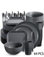 64pcs Unbreakable PP Dinnerware Set - Image 3
