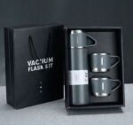 Stainless Steel Vacuum Flask With 3 Cups