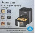 SILVER CREST 10L Glass Window Electric Digital Touch Screen Air Fryer Oven - Image 3