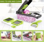 Multifunctional Vegetable Chopper, Shredder With Basket - Image 4