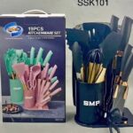19Sets Of Silicone Kitchenware With Knife Sets