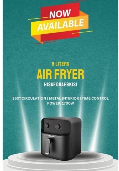 Hisense 8 Litres Airfryer 1700W
